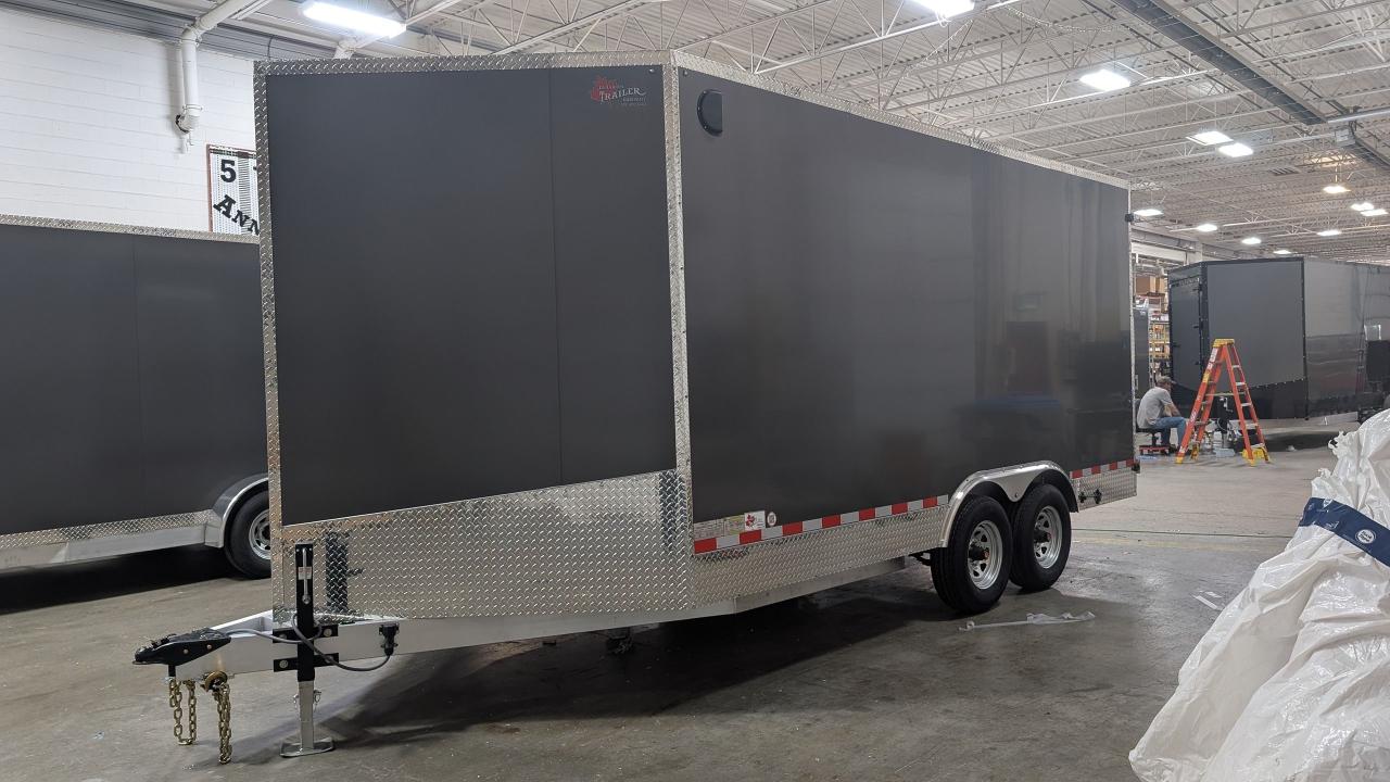 2025 Canadian Trailer Company 8.5X16 V-Nose Cargo Trailer Aluminum Tandem Axle Photo2