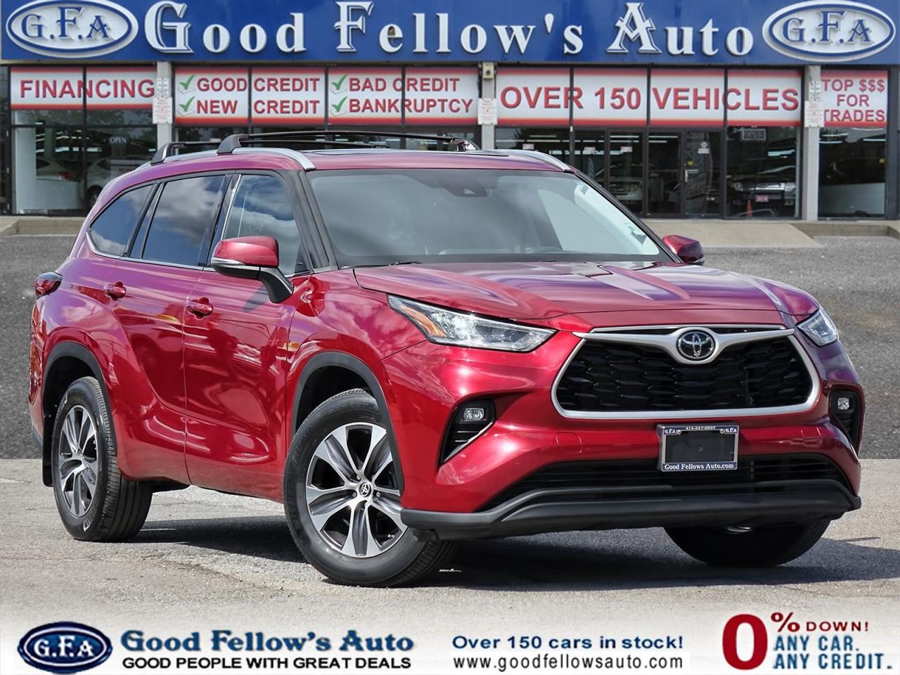 Used 2021 Toyota Highlander XLE MODEL, AWD, 8 PASSENGER, LEATHER SEATS, SUNROO for sale in North York, ON