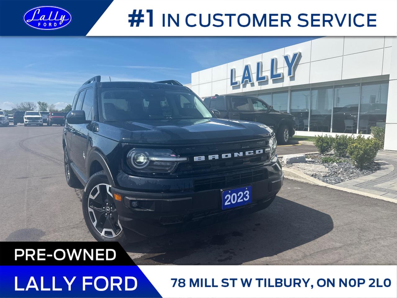 Used 2023 Ford Bronco Sport Outer Banks AWD, One Owner, Local Trade!! for sale in Tilbury, ON