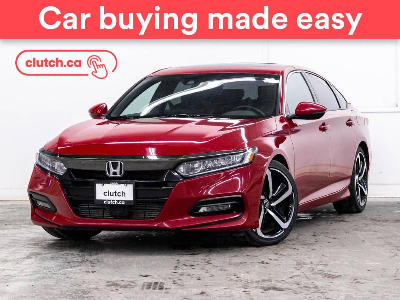 Used 2018 Honda Accord Sport w/ Apple CarPlay & Android Auto, Power Moonroof, Heated Front Seats for sale in Toronto, ON
