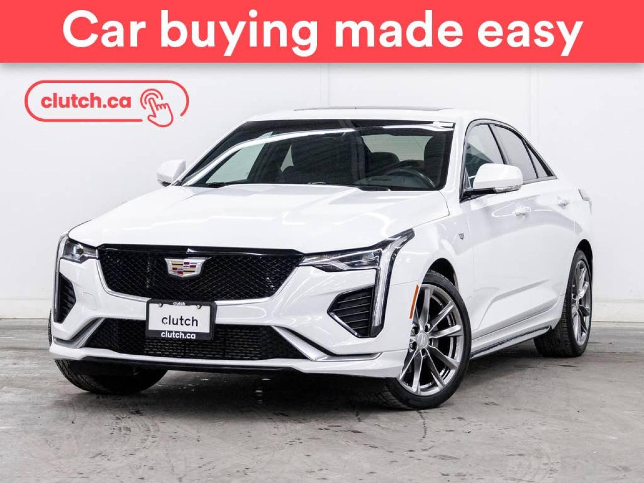 Used 2021 Cadillac CT4 Sport w/ Apple CarPlay & Android Auto, Heated Steering Wheel, Power Moonroof for sale in Toronto, ON