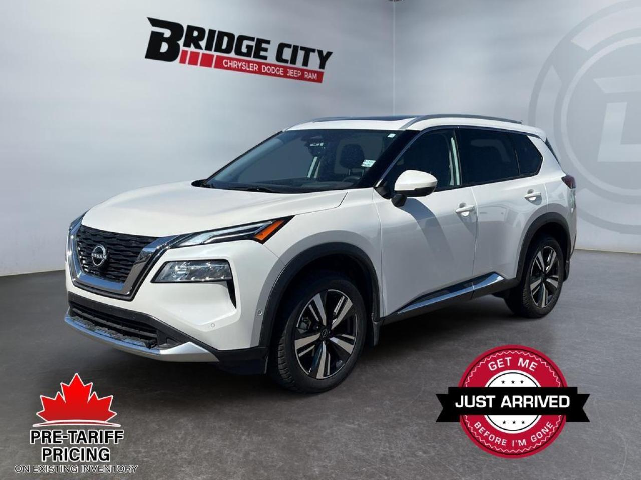 Used 2023 Nissan Rogue Platinum 1.5L - Leather - Panoramic Sunroof - Navigation - Power Liftgate - Heated Seats & Steering Wheel - Remote Start - Heads Up Displ for sale in Lethbridge, AB