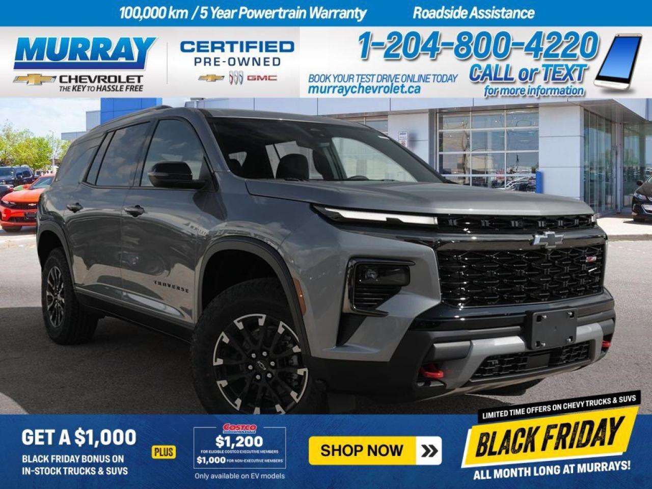 New 2026 Chevrolet Traverse Z71 for sale in Winnipeg, MB