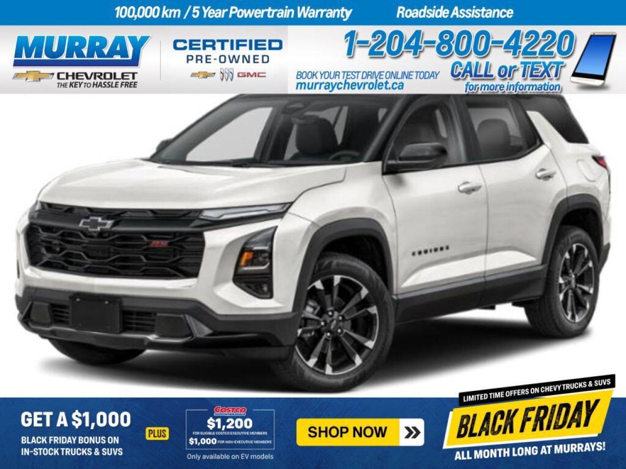 New 2026 Chevrolet Equinox AWD RS for sale in Winnipeg, MB