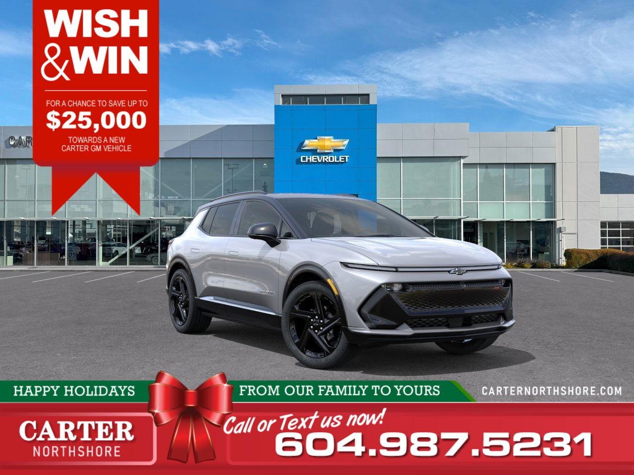 New 2026 Chevrolet Equinox EV 2RS FWD | WISH & WIN - SAVE UP TO $25,000! for sale in North Vancouver, BC
