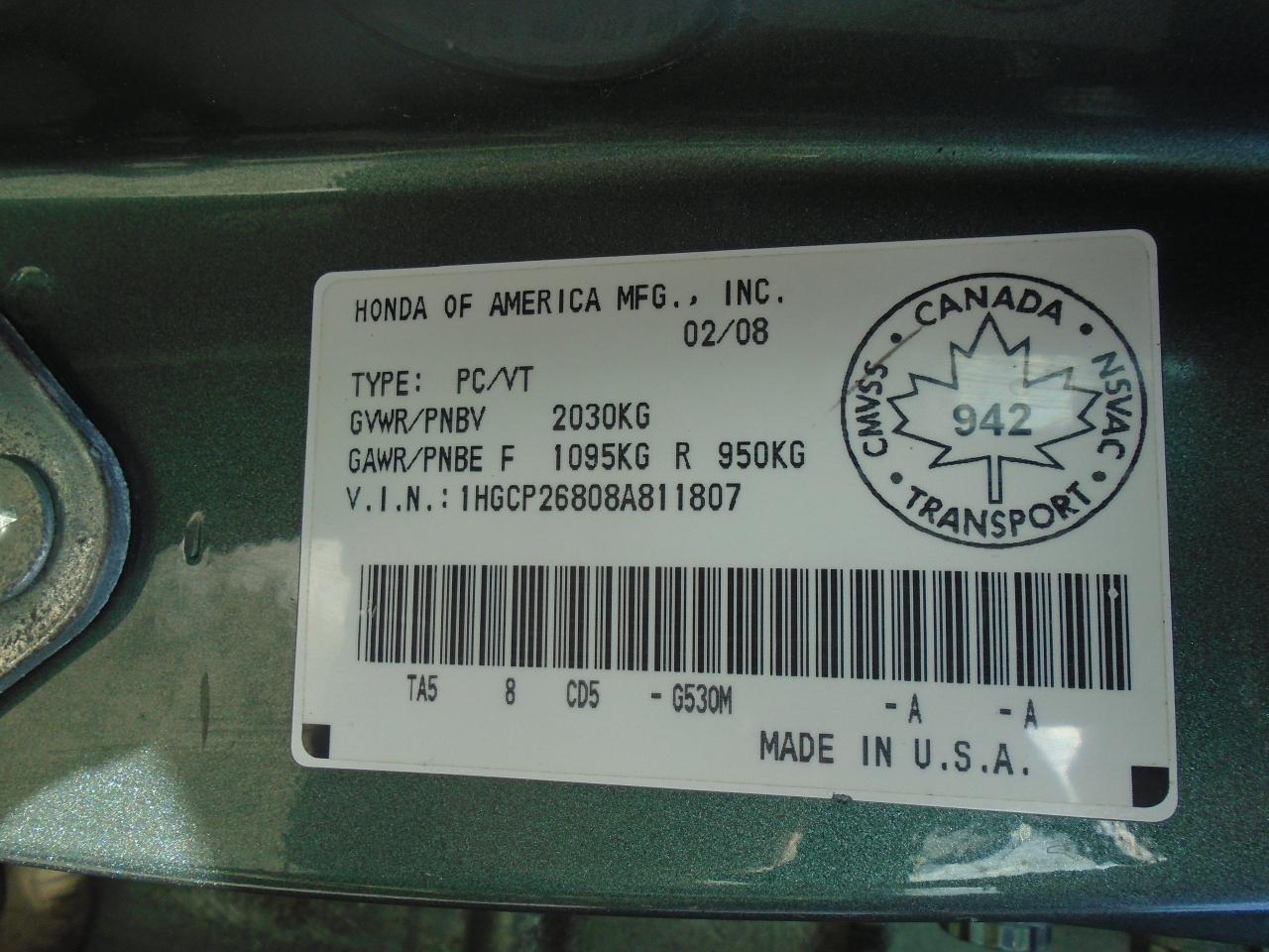 2008 Honda Accord 4dr I4 Auto EX-L - Photo #30