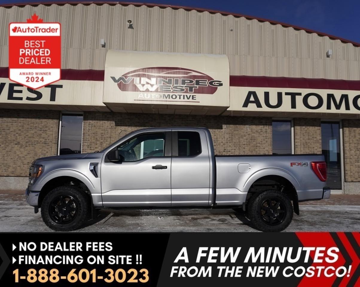 *** Dealer arranged financing on site! Quick, Simple,  no calls or waiting on bank appointments required!! Drive away today ***   NO ADMINISTRATION FEES!!

EXCEPTIONALLY CLEAN & WELL EQUIPPED, 2023 Ford F-150 SUPER CAB FX4 OFF ROAD XLT PREMIUM 3.5L ECO-BOOST 4X4, EQUIPPED WITH ALL THE RIGHT OPTIONS, VERY CLEAN AND VERY WELL SERVICED, 6.5FT BOX, NAVIGATION AND MUCH MORE!! READY FOR ALL YOUR WORK AND/OR PLEASURE NEEDS!  

HARD-TO-FIND SUPER CAB TRUCK WITH GREAT LOOKS, 2023 FORD F-150 SUPER CAB FX4 OFF ROAD XLT PREMIUM EDITION 4X4, EQUIPPED WITH THE PROVEN 3.5L ECO-BOOST ENGINE. VERY CLEAN & WELL LOOKED AFTER HWY DRIVEN TRUCK WITH A PERFECT HISTORY IN TRULY AMAZING CONDITION - A REAL MUST SEE!!

- 3.5L Twin Turbo Eco-Boost (producing a massive 400HP and 500lbs Torque) 
- 10-speed shiftable automatic Trans 
- Auto 4x4 with 2 speed transfer case and locking rear diff
- Traction Control
- Stability Control
- Power Bucket seating with fold down center console (6 Passenger seating)
- Premium multimedia Audio with Sync sound system
- Bluetooth phone and media connectivity 
- 4G LTE WiFi Mobile Hotspot Internet Access
- Android Auto / Apple Car Play
- Factory Navigation
- Backup camera 
- Trailer pro Trailer Backup assist
- Full ford Safety suite with Blind Spot/Cross Traffic
- Lane keep, Pre-collision Brake assist and more
- Auto Headlamps
- Factory Tow package with Factory brake controller 
- XLT Chrome Appearance Pkg (bumpers, grill, accents, Badging & more)
- LED fog lamps/ tow hooks
- NEW Box liner INCLUDED!
- Rim and Tire Package INCLUDED on this truck!!
- Read below for more information. 

MUST SEE, HARD-TO-FIND SUPER CAB, WELL EQUIPPED, EXCEPTIONALLY CLEAN WESTERN CANADIAN TRUCK WITH AN VERY WELL SERVICED HISTORY. NEW GENERATION 2023 F-150 XLT FX4 OFF ROAD PREMIUM EDITION SUPER CAB! GREAT LOOKS, FAMILY OR WORK READY, EXTRA TOUGH & EXTRA SHARP 2023 F150 SUPER CREW FX4 equipped with ALL the right options including the Highly proven and fuel efficient 3.5L Twin Turbo Eco-Boost V6 producing an impressive 400HP and MASSIVE 500ft lbs of pulling torque with power routed through the new 10-speed auto transmission to all four wheels via an electronically controlled part-time four-wheel drive system with 2 stage transfer case and a locking rear diff with full trailer tow package with reverse Pro backup assist and more! This truck has all the features you want or need and especially great looks!! Ready for all your work or pleasure hauling or towing needs!! None nicer at this price point!!

Comes with a Manitoba Safety Certification, and we have many Extended Powertrain warrantys available on your vehicle purchase up to 10-year coverage (on eligible vehicles see dealer for details). Financing on site with Zero down financing OAC. Trades accepted. View at Winnipeg West Automotive Group, 5195 Portage Ave. (only a couple of minutes past the new Costco) Dealer permit # 6007, Call now 1(888) 601-3023. This Car is located in Winnipeg Manitoba,  however we can have it shipped anywhere in North America relatively inexpensively.