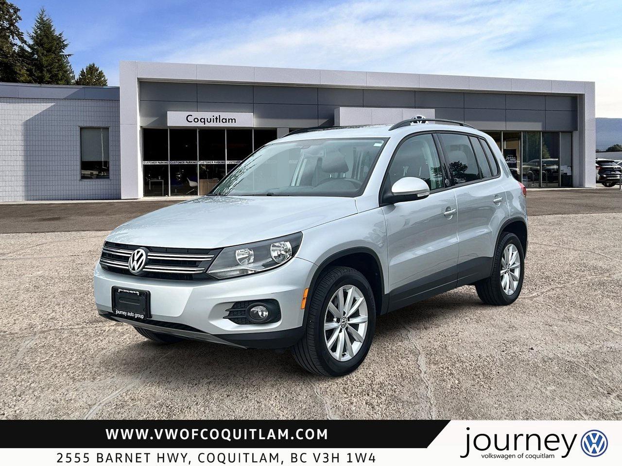 Used 2017 Volkswagen Tiguan Wolfsburg Edition 2.0T 6sp at w/Tip 4M for sale in Coquitlam, BC