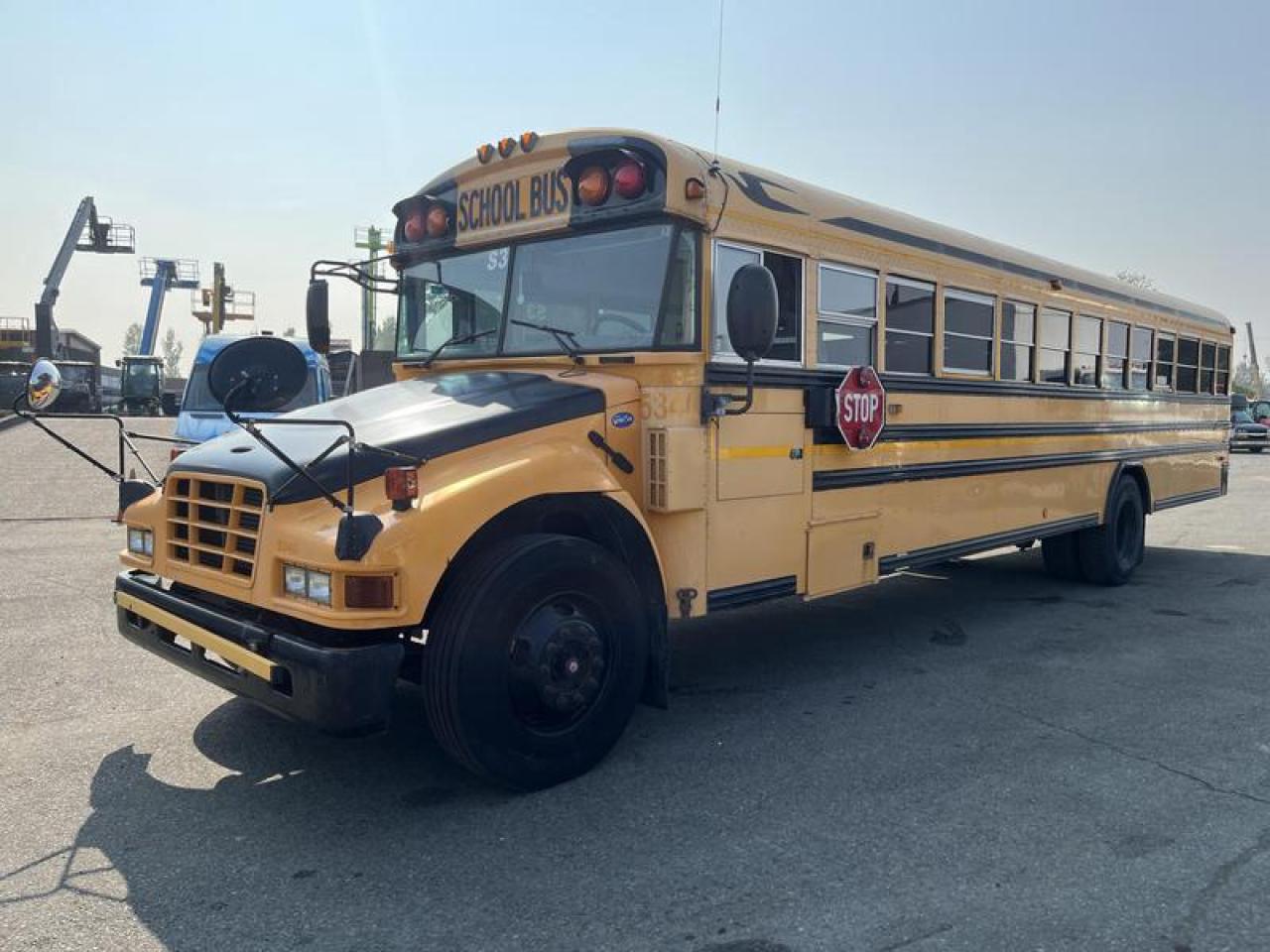 Used 2007 Blue Bird Vision 48 Passenger School Bus Diesel Engine Air Brakes for sale in Burnaby, BC
