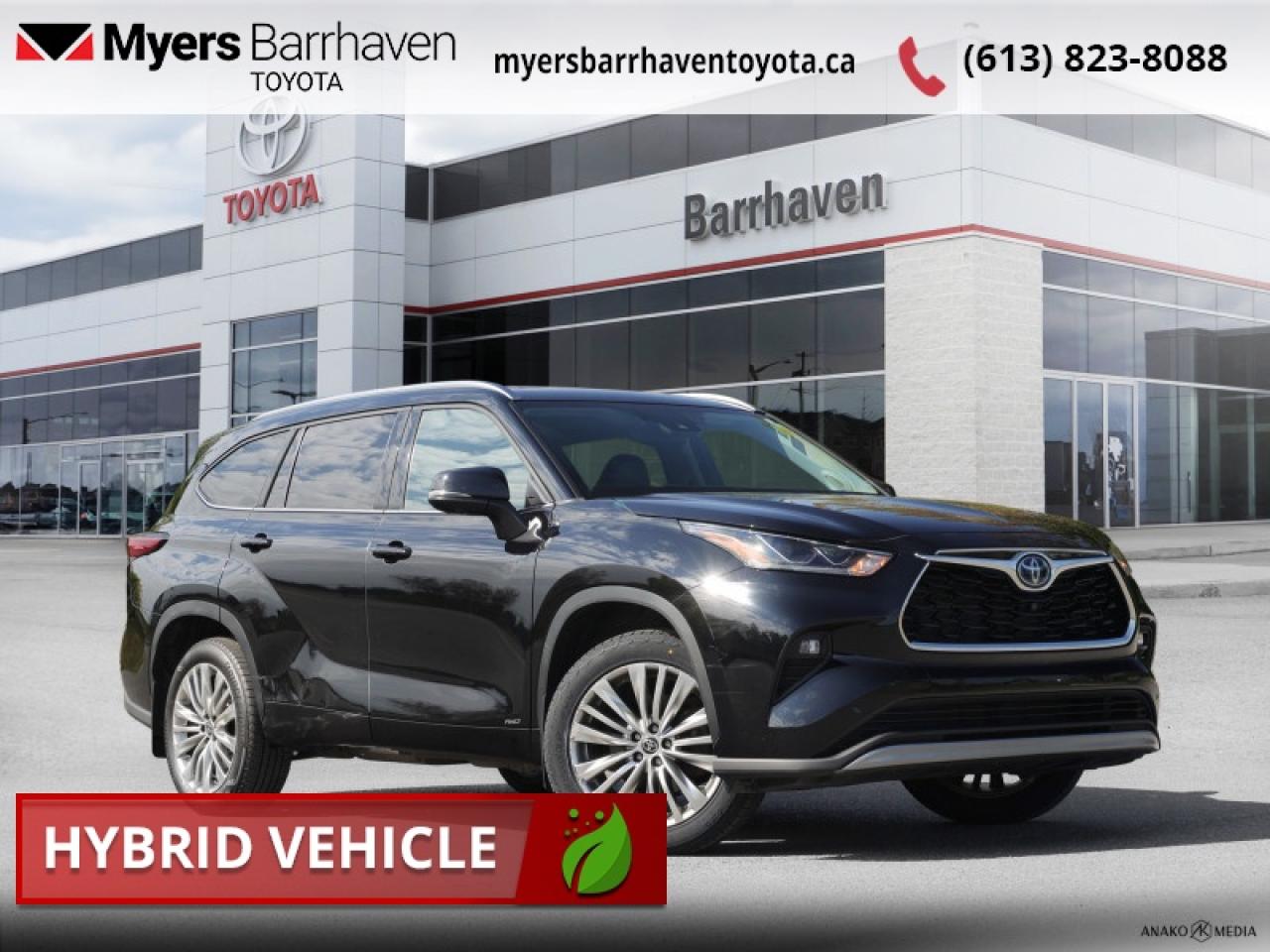 Used 2023 Toyota Highlander Hybrid Limited  - Hybrid - $395 B/W for sale in Ottawa, ON