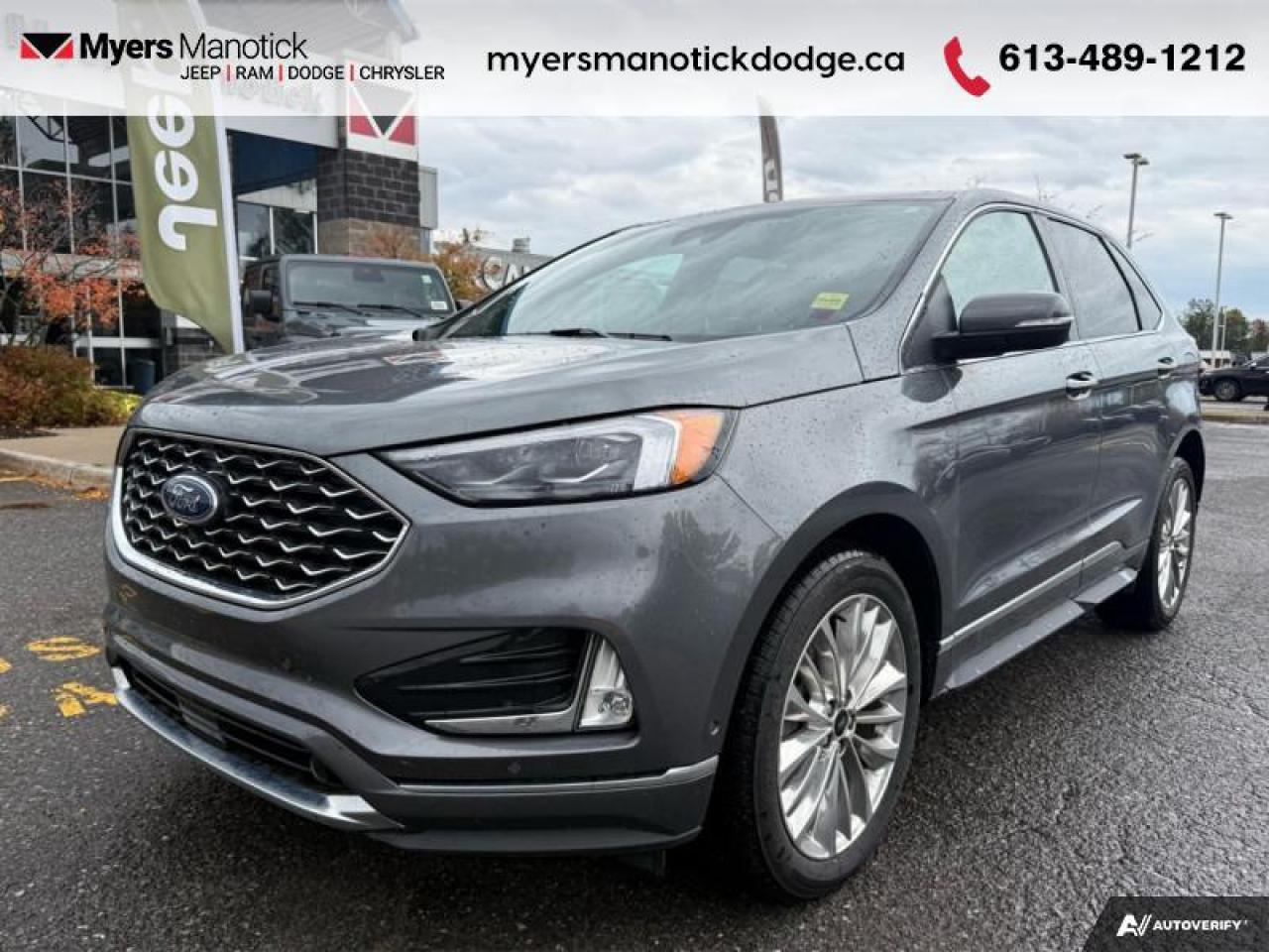 Used 2024 Ford Edge Titanium  - Leather Seats -  Premium Audio for sale in Ottawa, ON