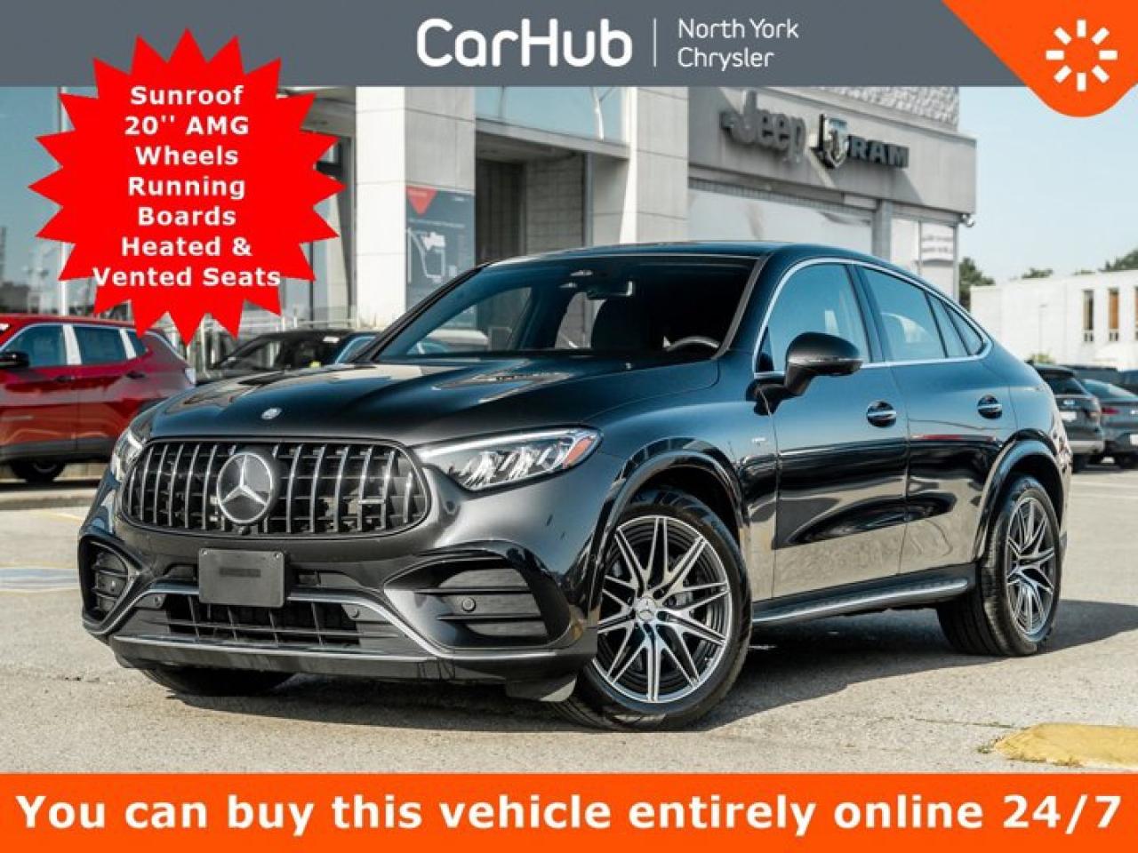 Used 2025 Mercedes-Benz GLC AMG 43 Sunroof 20'' AMG Wheels Running Boards Vented Seats for sale in Thornhill, ON