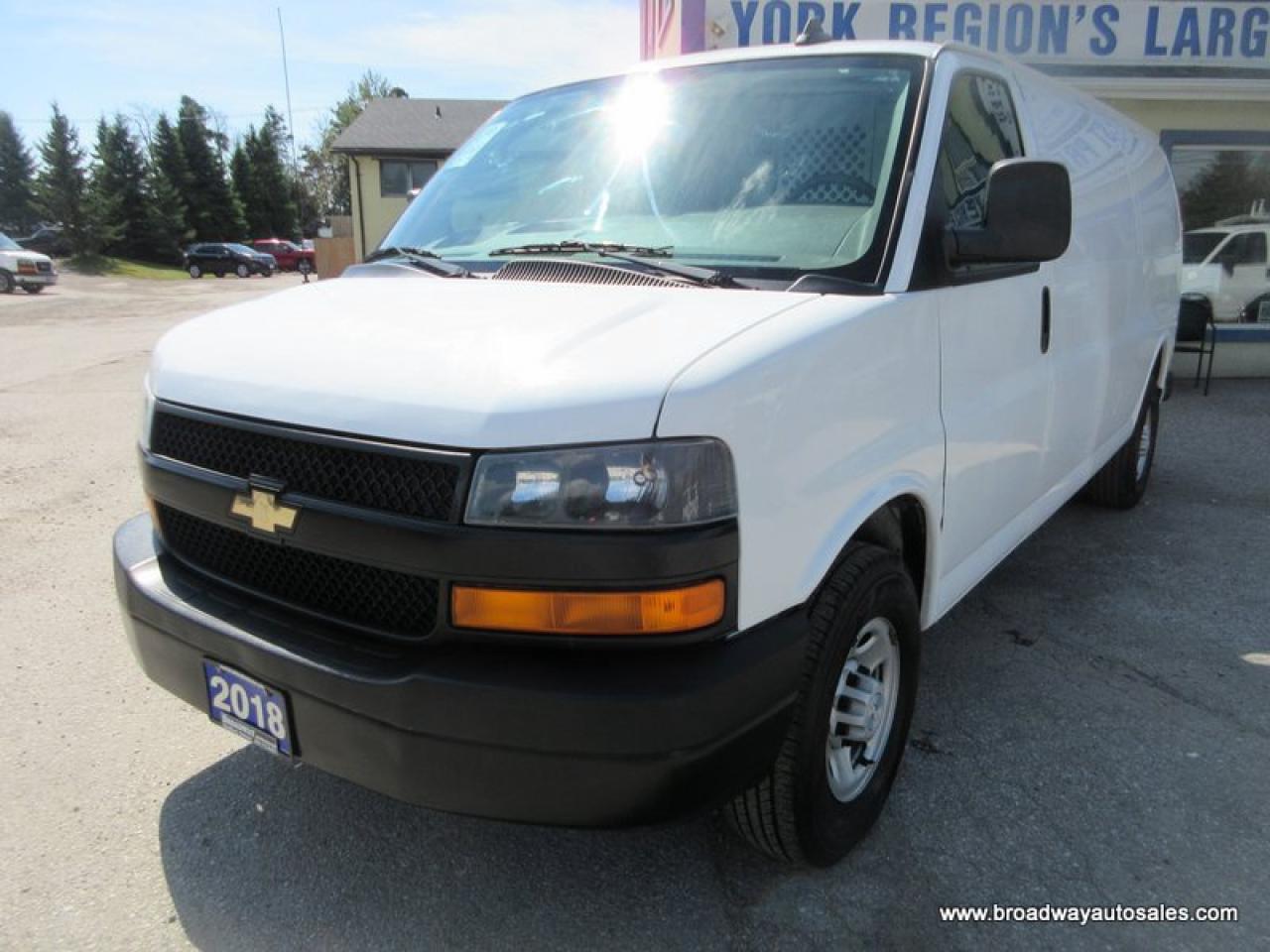 2018 Chevrolet Express 3/4 TON CARGO-MOVING 2 PASSENGER 4.3L - V6.. EXTENDED-CARGO-AREA.. TOW SUPPORT.. BACK-UP CAMERA.. BARN-DOOR-ENTRANCES.. MIDDLE DIVIDER..