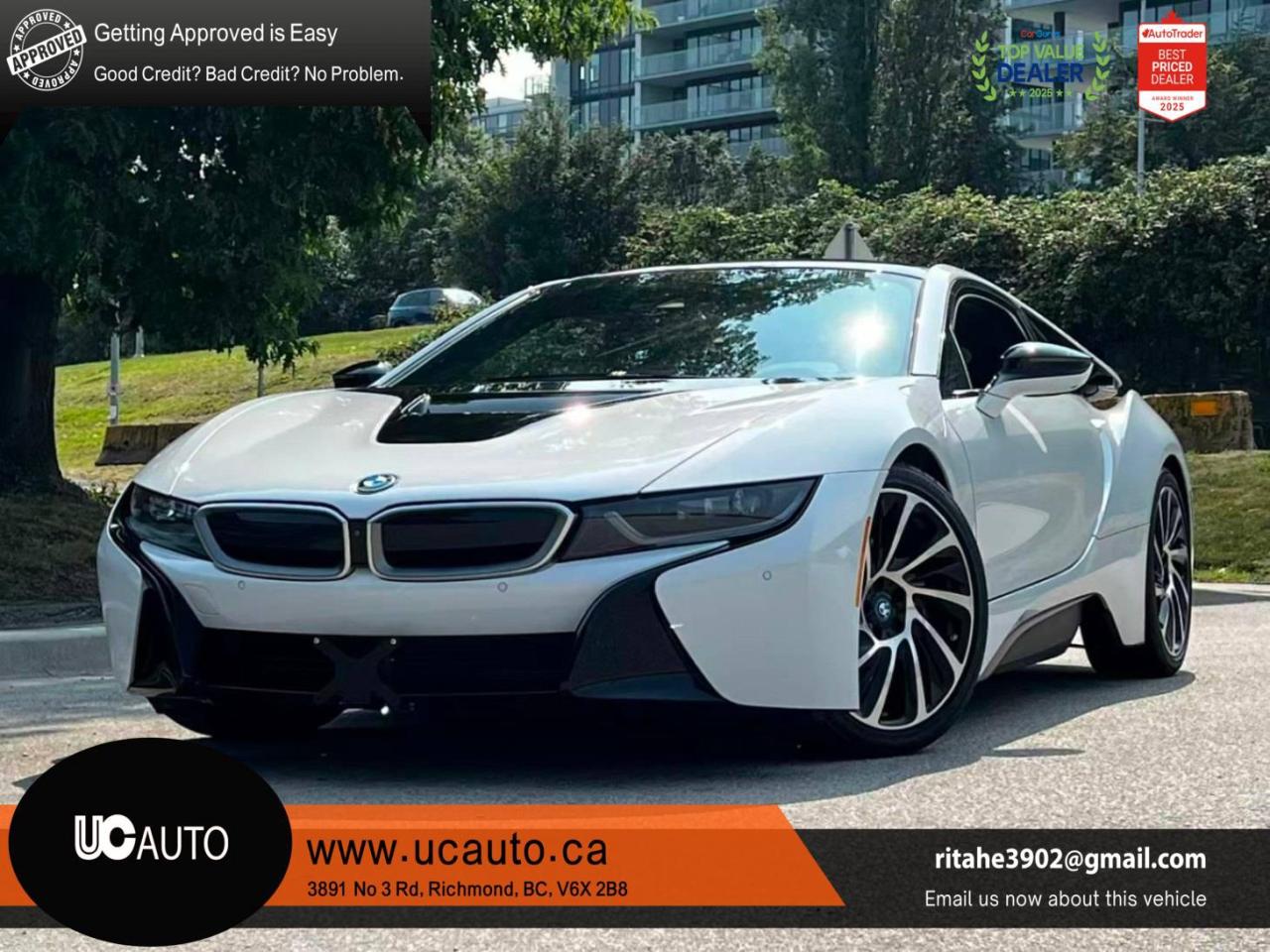 Used 2016 BMW i8 CLEAN TITLE/ HARMAN KARDON SPEAKER/ BC LOCAL/ LOW KM for sale in Richmond, BC