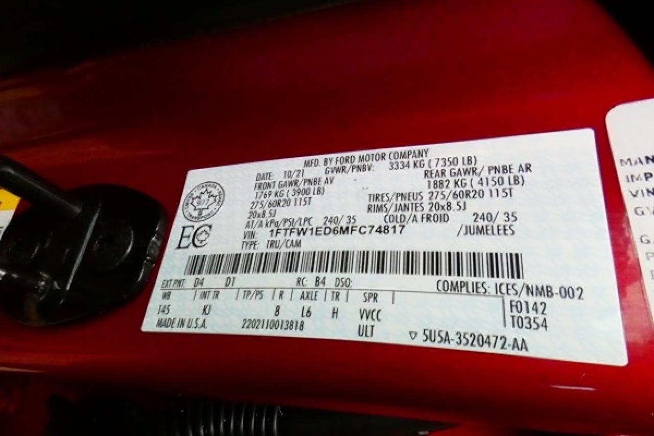 2021 Ford F-150 King Ranch powerboost Hybrid w/H&C L, pano S/R,NAV - Photo #25