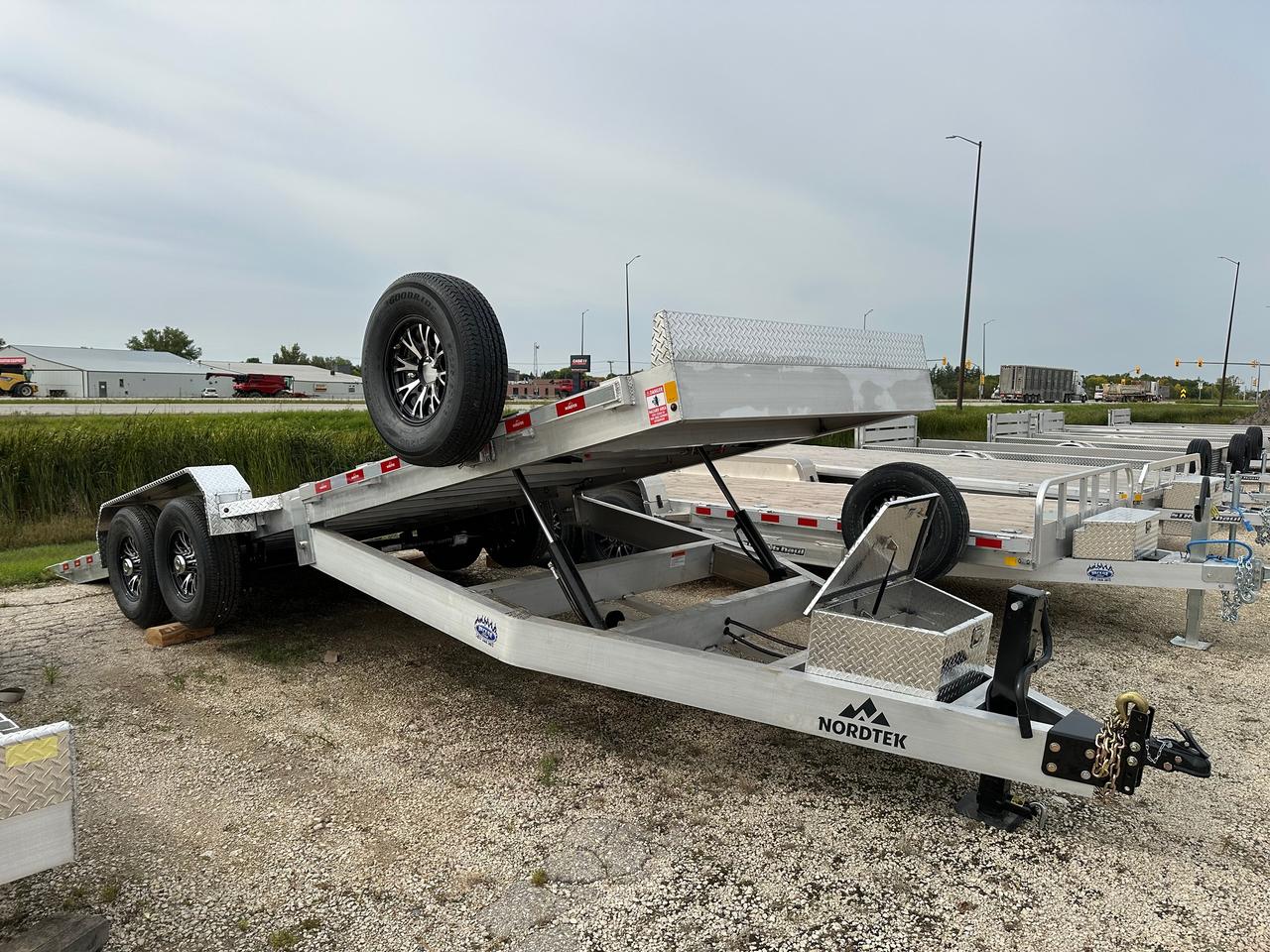 2026 Nordtek Tilting Open Deck 82" x 24' Nordtek Tilting Car Hauler Photo5