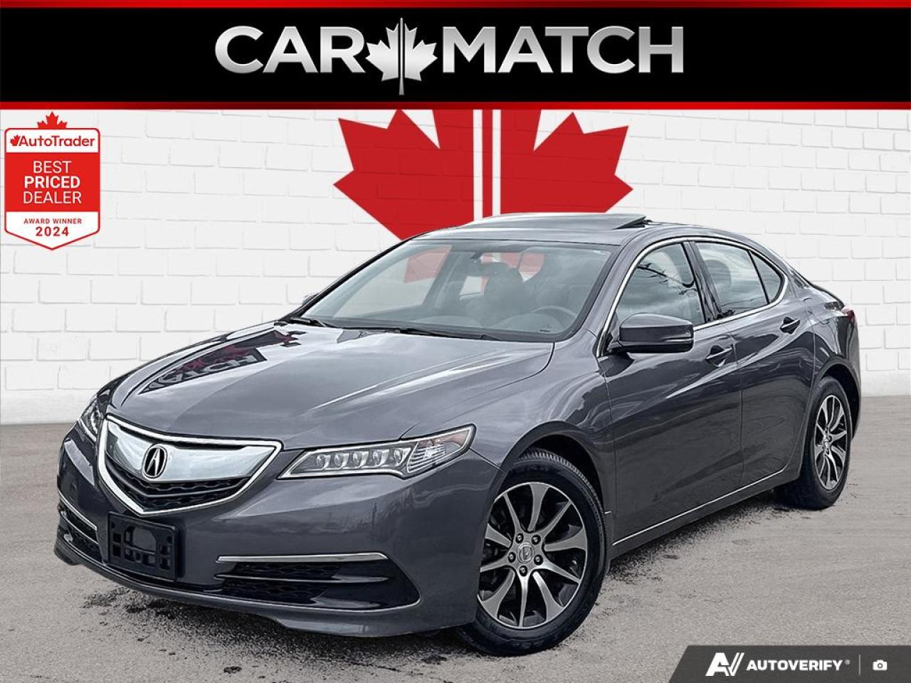 2017 Acura TLX NO ACCIDENTS/ LEATHER / ROOF / HTD SEATS / LOW KMS