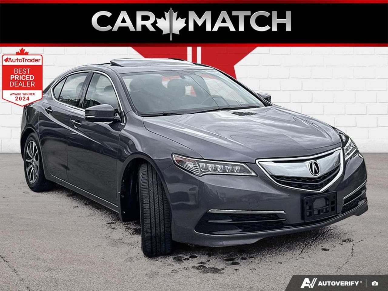 2017 Acura TLX NO ACCIDENTS/ LEATHER / ROOF / HTD SEATS / LOW KMS - Photo #6
