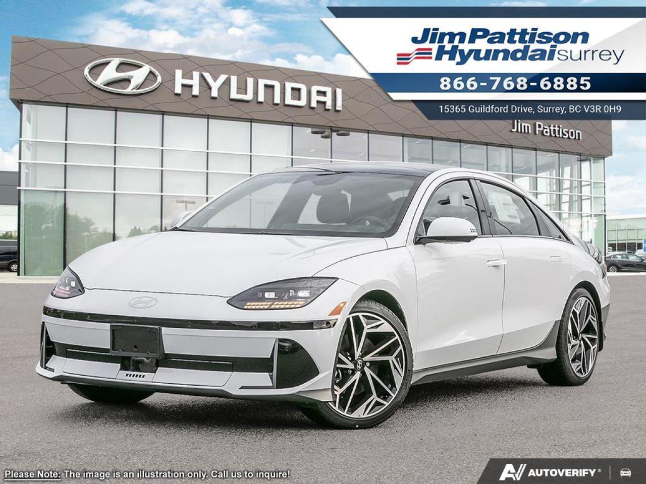 New 2025 Hyundai IONIQ 6 Preferred AWD Long Range w/Ultimate Pkg for sale in Surrey, BC