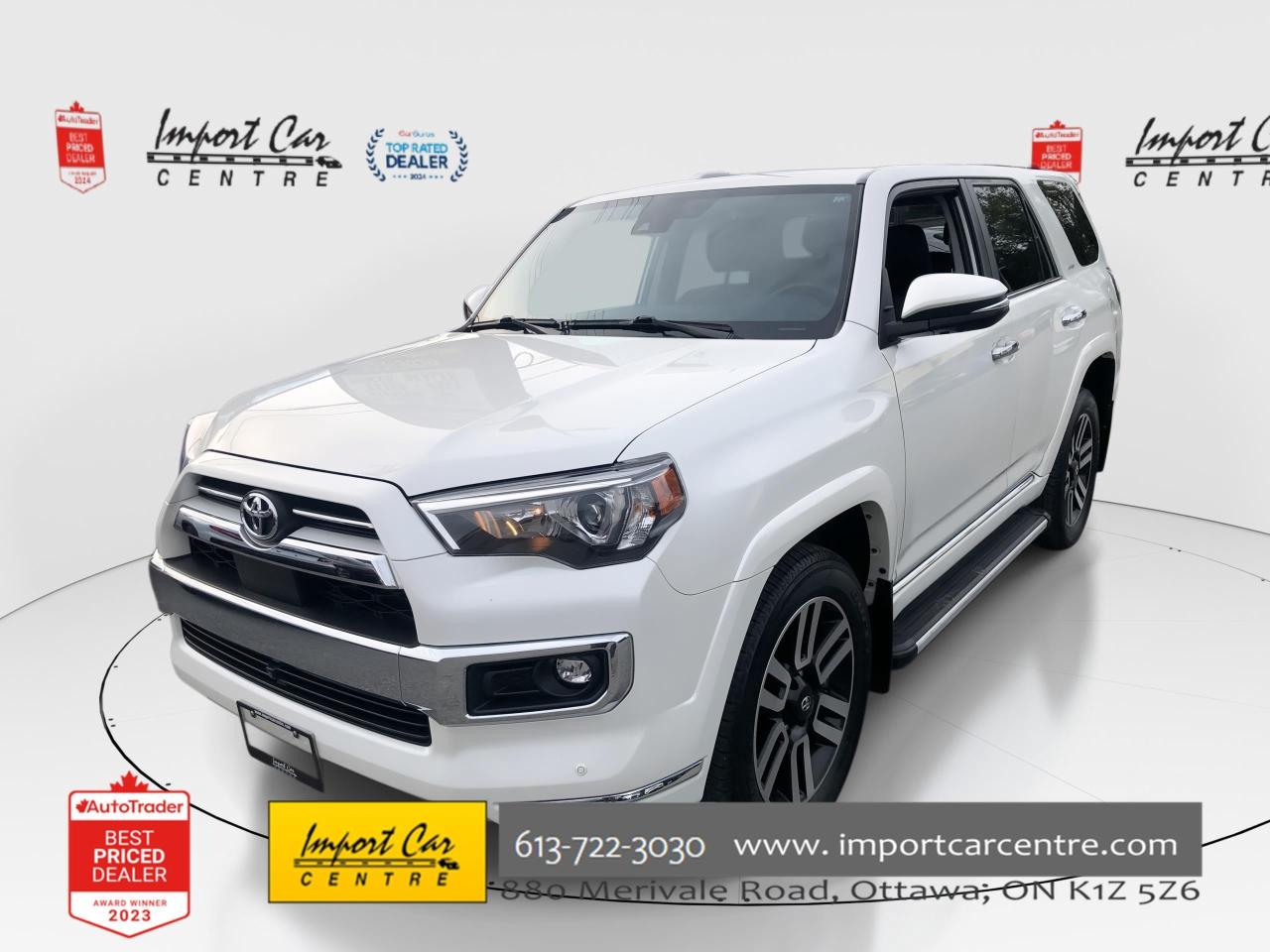 Used 2022 Toyota 4Runner 7 PASSENGER, LEATHER, ROOF, JBL, NAVI, HTD & VENTE for sale in Ottawa, ON