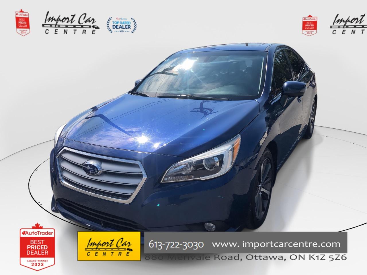 Used 2017 Subaru Legacy 2.5i Limited TECH. PKG, EYESIGHT, LEATHER, ROOF, H for sale in Ottawa, ON