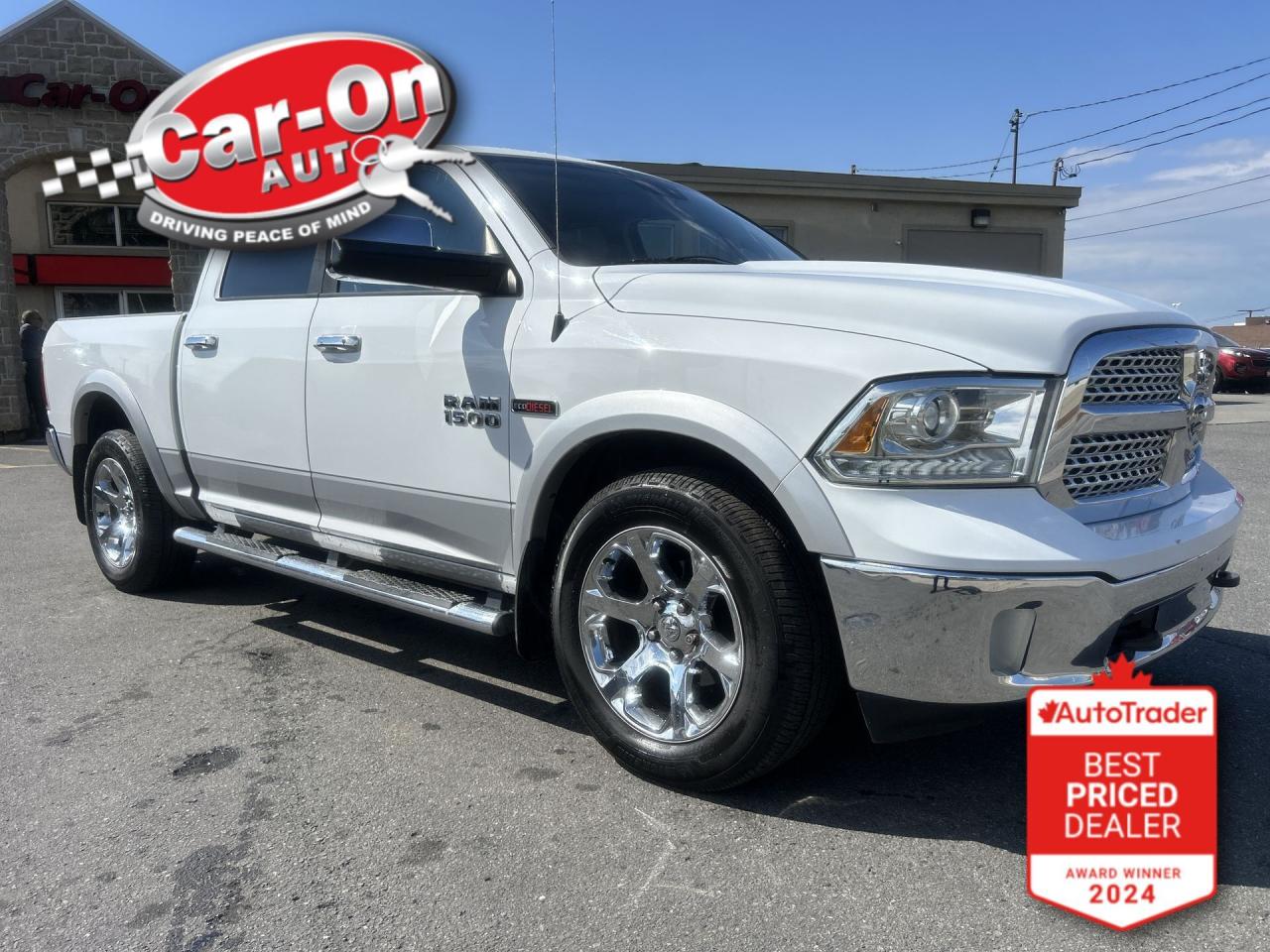 Used 2015 RAM 1500 LARAMIE 4X4 | ECODIESEL | CREW | COOLED LEATHER for sale in Ottawa, ON