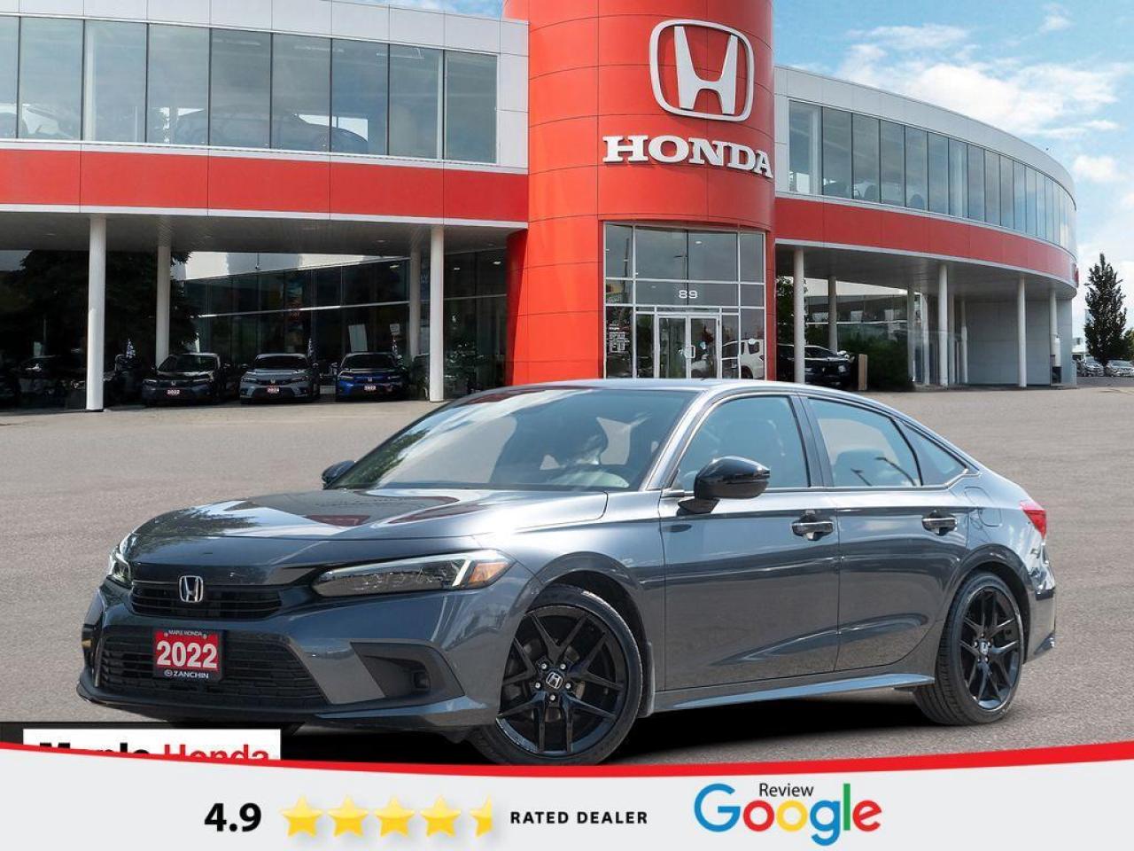 Used 2022 Honda Civic Sedan Sunroof| Auto Start| Honda Sensing| Apple Car Play for sale in Vaughan, ON