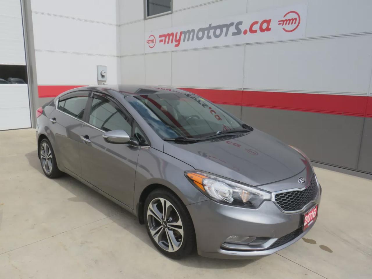 Used 2016 Kia Forte EX (**VERY LOW KM!!**CLEAN TITLE/NO ACCIDENTS!!**SAFETY/CERTIFIED!!**ALLOY RIMS**HEATED SEATS**REVERSE CAMERA**DIGITAL TOUCHSCREEN**CUTSOM KIA RUBBER MATS**BLUETOOTH**CRUISE CONTROL**HEATED STEERING WHEEL**) for sale in Tillsonburg, ON