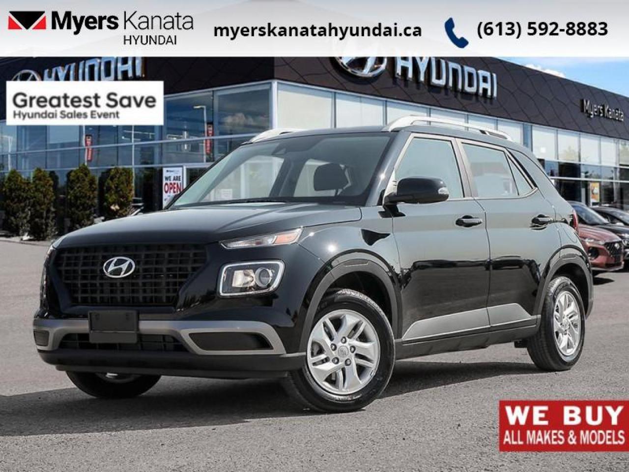 New 2025 Hyundai Venue Preferred IVT  - Heated Seats - $95.21 /Wk for sale in Kanata, ON