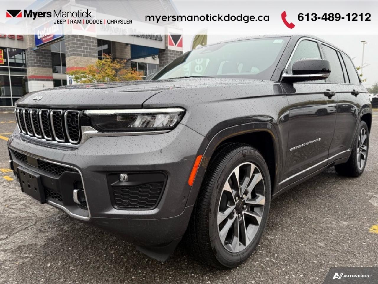 New 2025 Jeep Grand Cherokee Overland  - Leather Seats for sale in Ottawa, ON