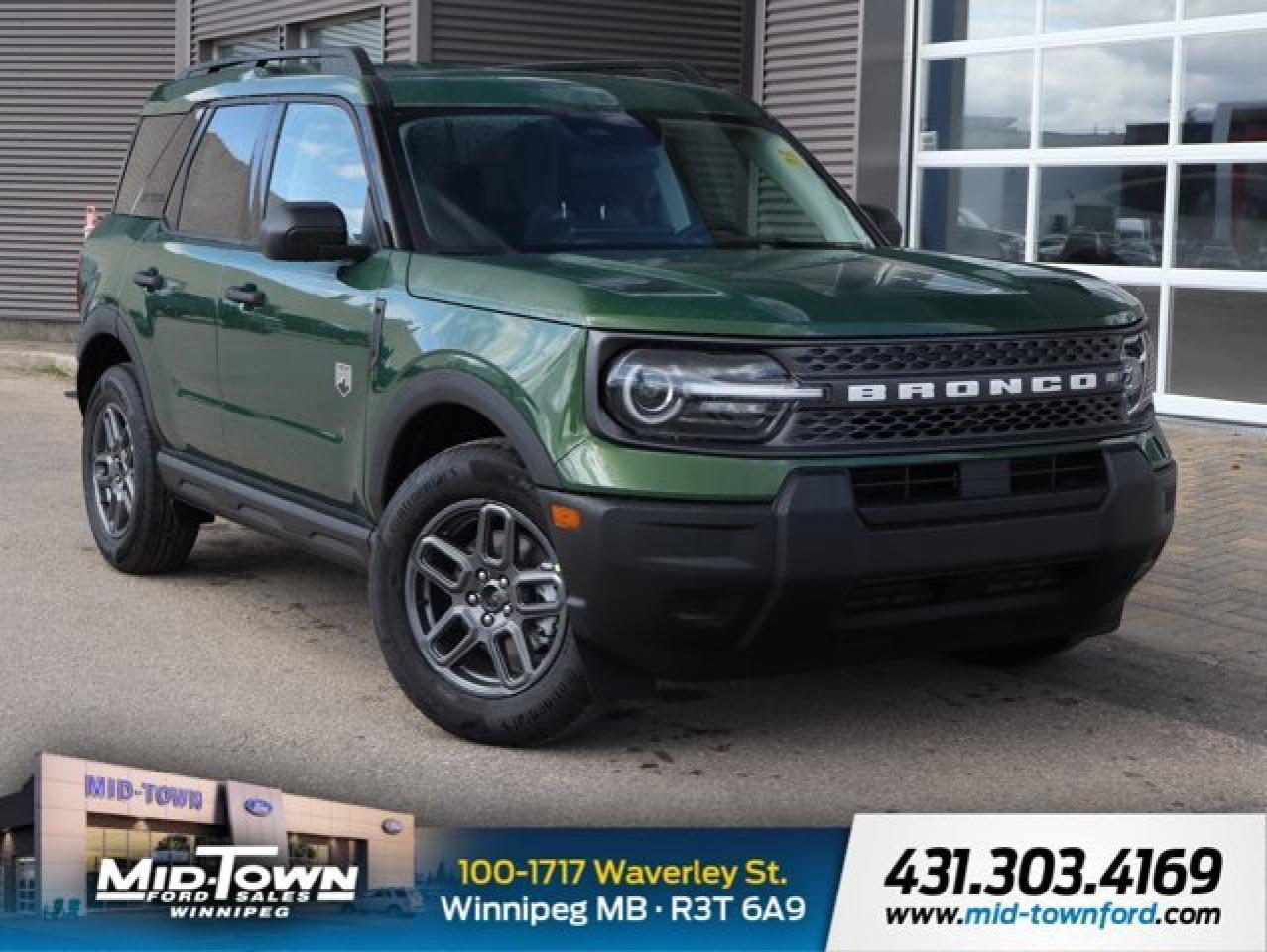 New 2025 Ford Bronco Sport Big Bend | Heated Seats | Lane Keep Assist for sale in Winnipeg, MB