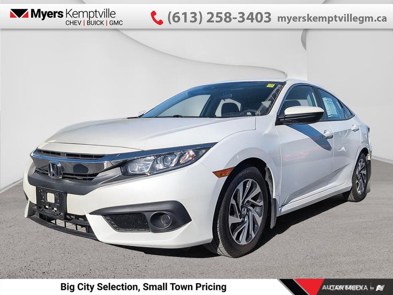 Used 2018 Honda Civic Sedan EX  - Sunroof -  Bluetooth for sale in Kemptville, ON