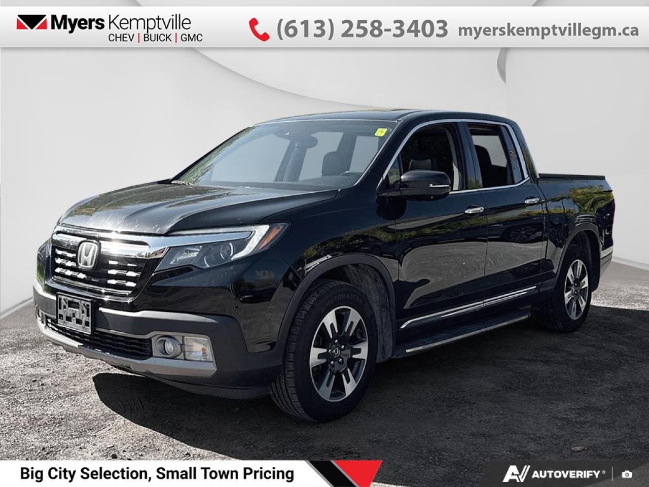 Used 2019 Honda Ridgeline Touring  - Navigation -  Cooled Seats for sale in Kemptville, ON
