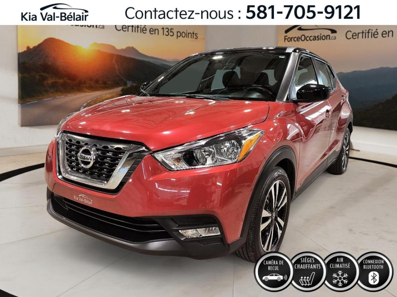 Used 2018 Nissan Kicks SV *CRUISE *CAMERA *SIEGES CHAUFF *A/C *BLUETOOTH for sale in Québec, QC