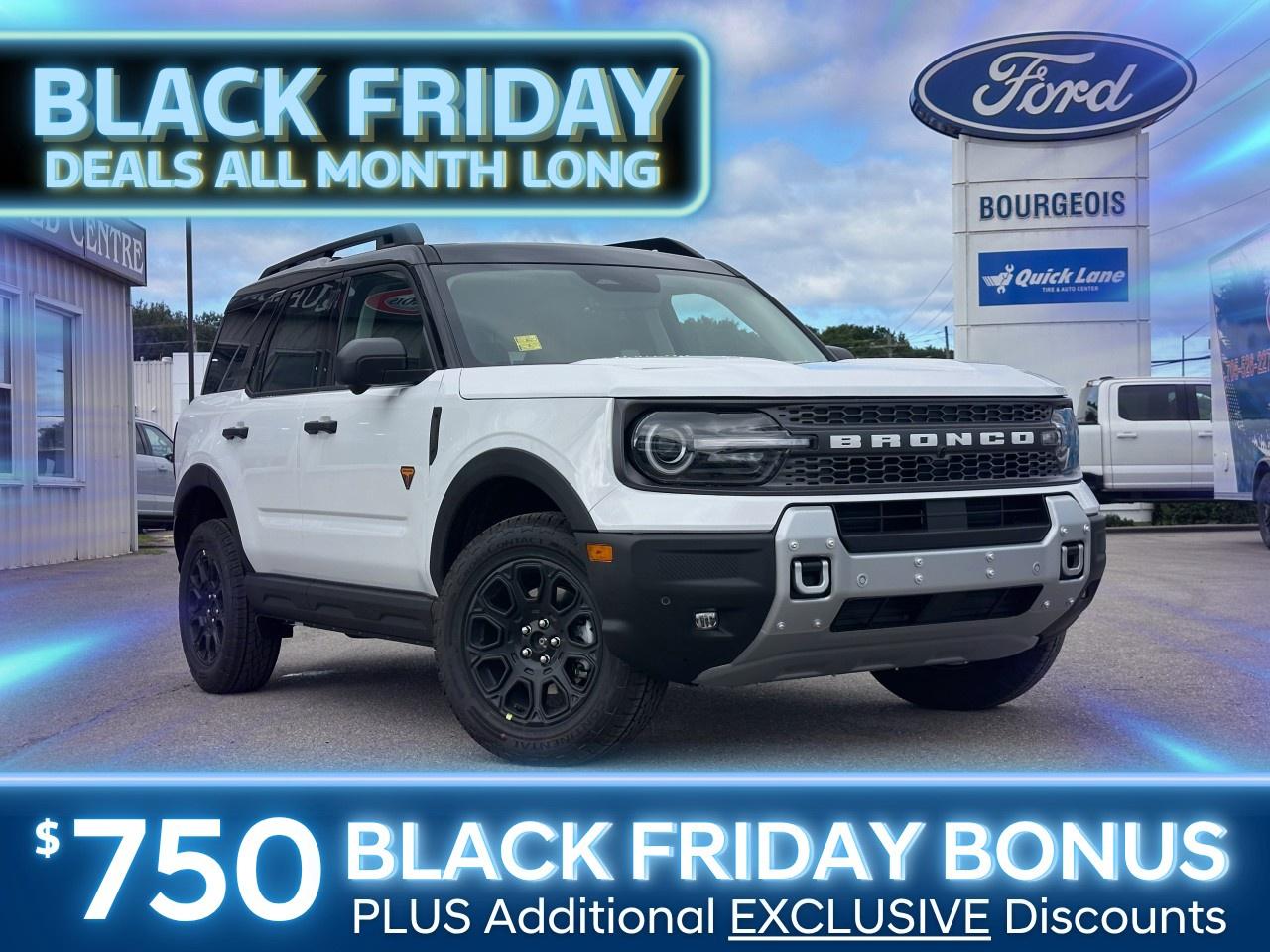 New 2025 Ford Bronco Sport Badlands 4x4 for sale in Midland, ON