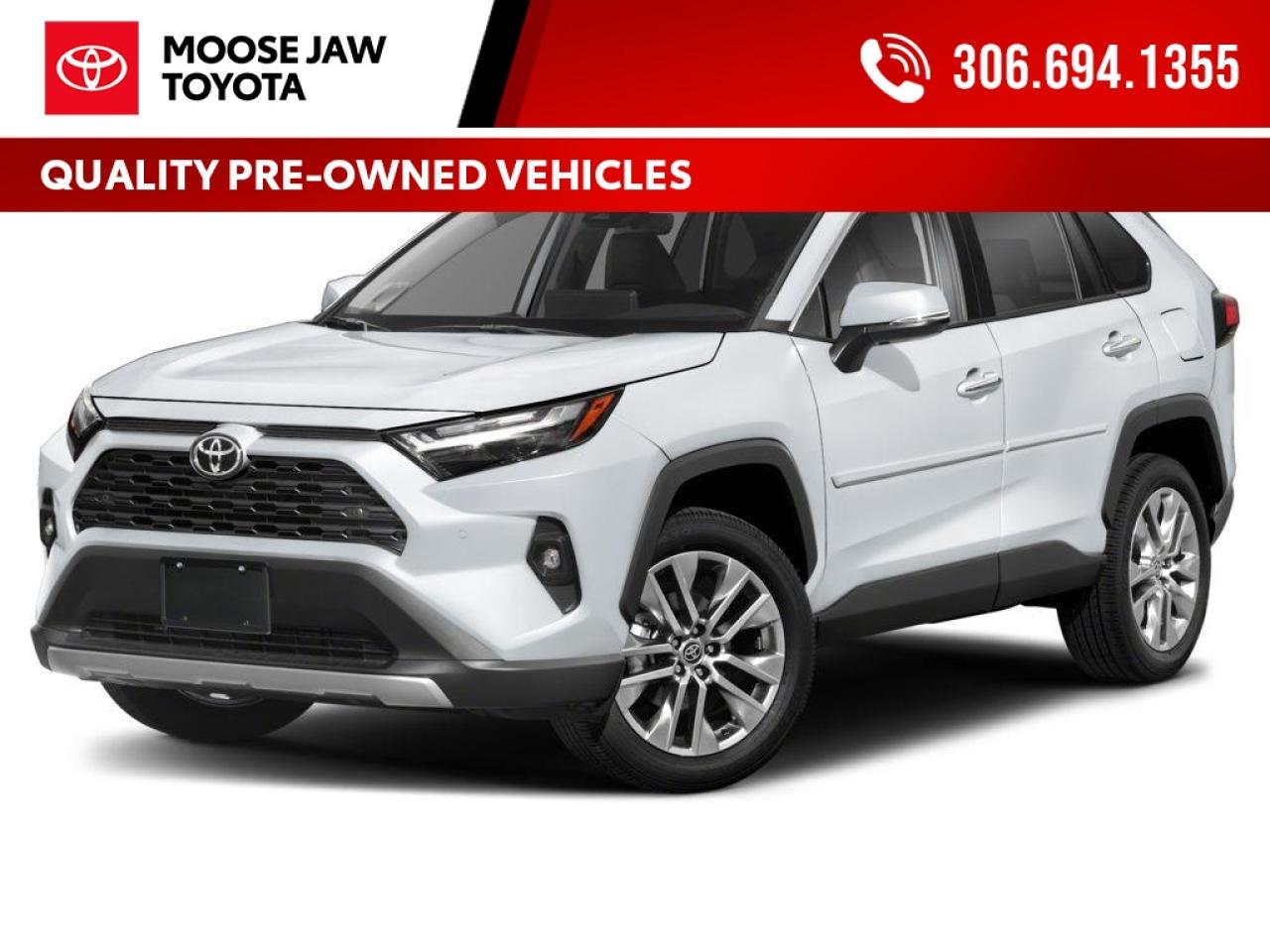 Used 2024 Toyota RAV4 Low mileage with only 14,250 kms! The 2024 RAV4 Limited delivers premium comfort, advanced tech, and all-weather capability in a stylish, efficient SUV. for sale in Moose Jaw, SK