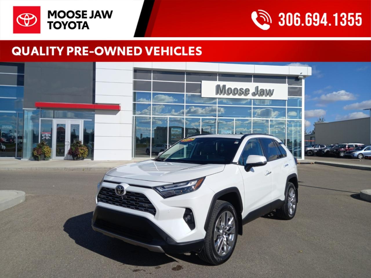 Used 2024 Toyota RAV4 Low mileage with only 14,852 kms! The 2024 RAV4 Limited delivers premium comfort, advanced tech, and all-weather capability in a stylish, efficient SUV. for sale in Moose Jaw, SK
