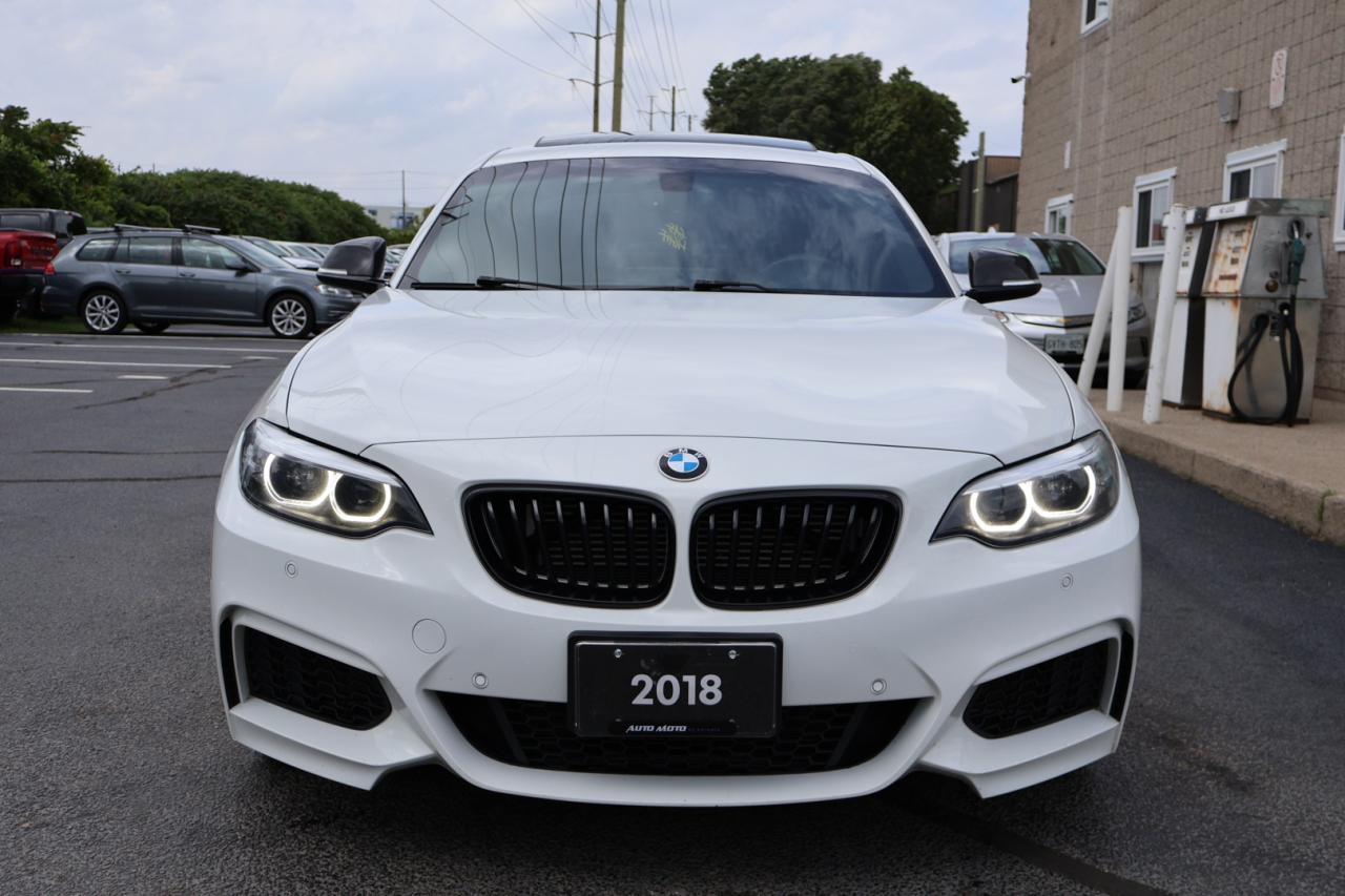 2018 BMW 2-Series M240i XDRIVE AWD CERTIFIED *1 OWNER*ACCIDENT FREE*BMW MAINTAIN* CAMERA NAV BLUETOOTH LEATHER HEATED SEATS SUNROOF CRUISE ALLOYS - Photo #2