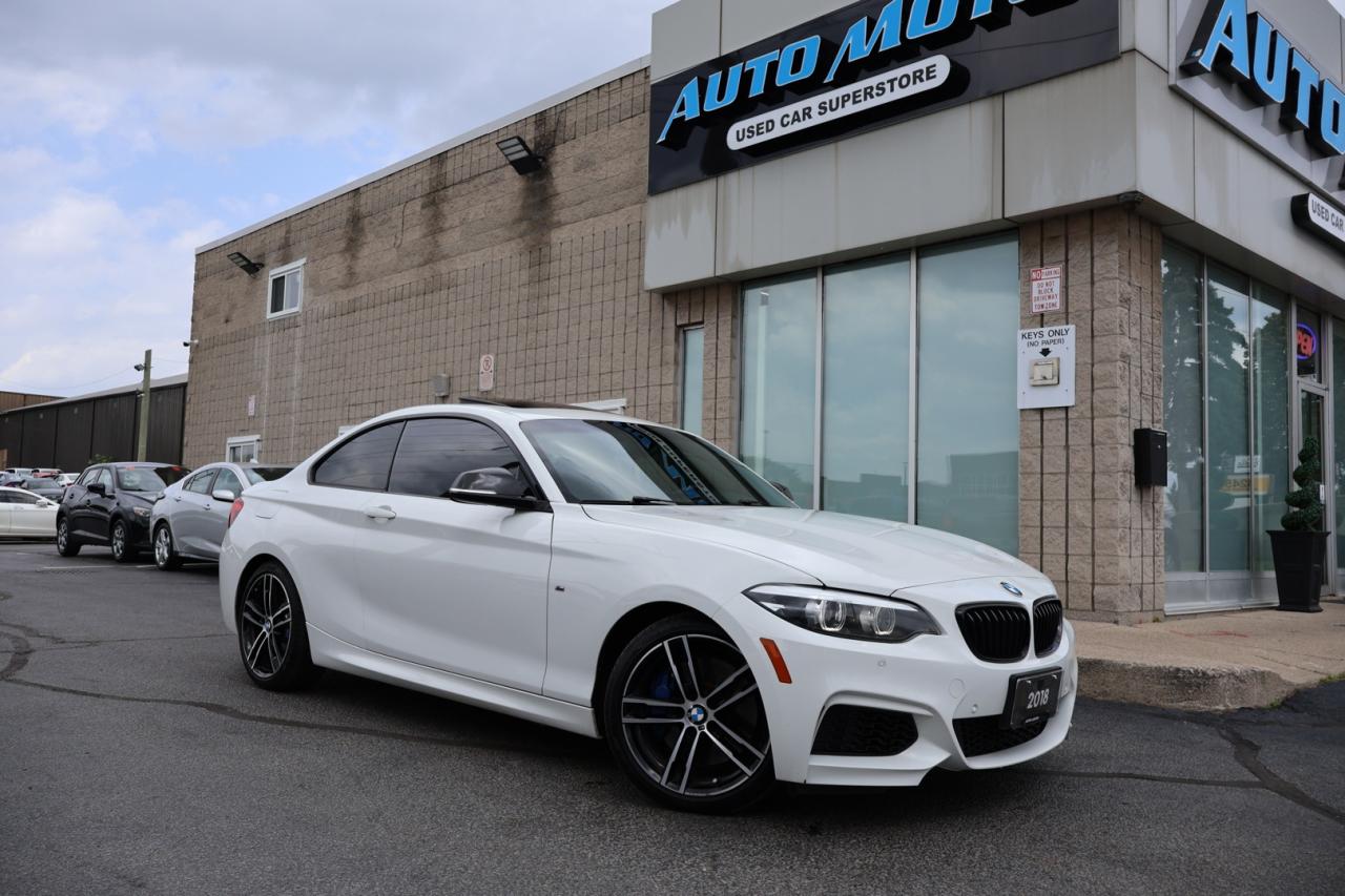 2018 BMW 2-Series M240i XDRIVE AWD CERTIFIED *1 OWNER*ACCIDENT FREE*BMW MAINTAIN* CAMERA NAV BLUETOOTH LEATHER HEATED SEATS SUNROOF CRUISE ALLOYS - Photo #8