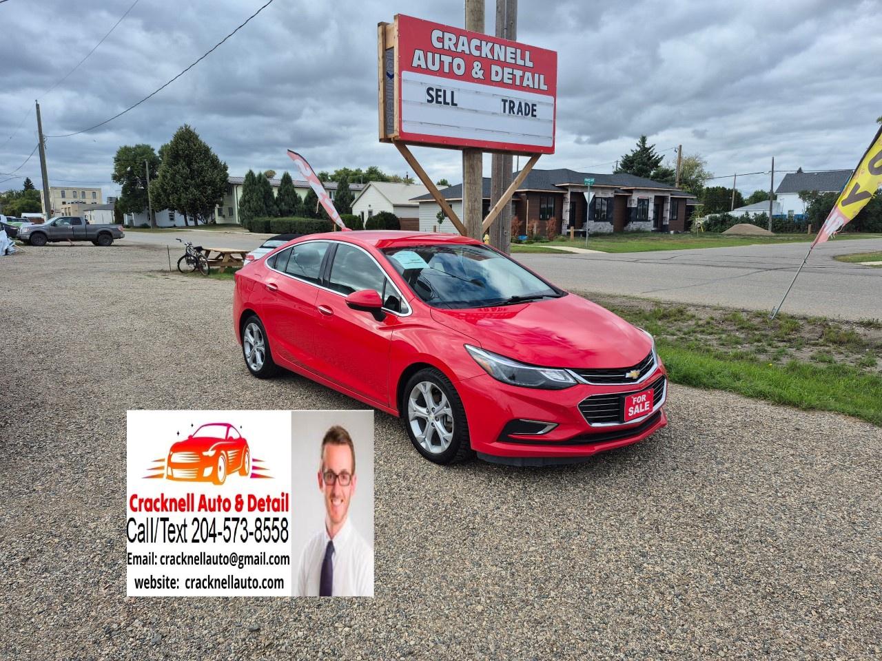 Used 2018 Chevrolet Cruze Sedan Premier for sale in Carberry, MB