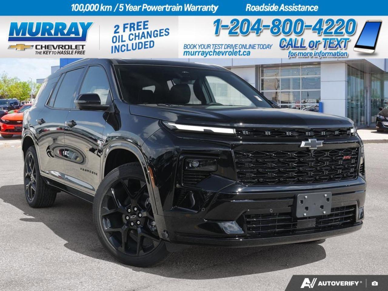 New 2026 Chevrolet Traverse RS for sale in Winnipeg, MB