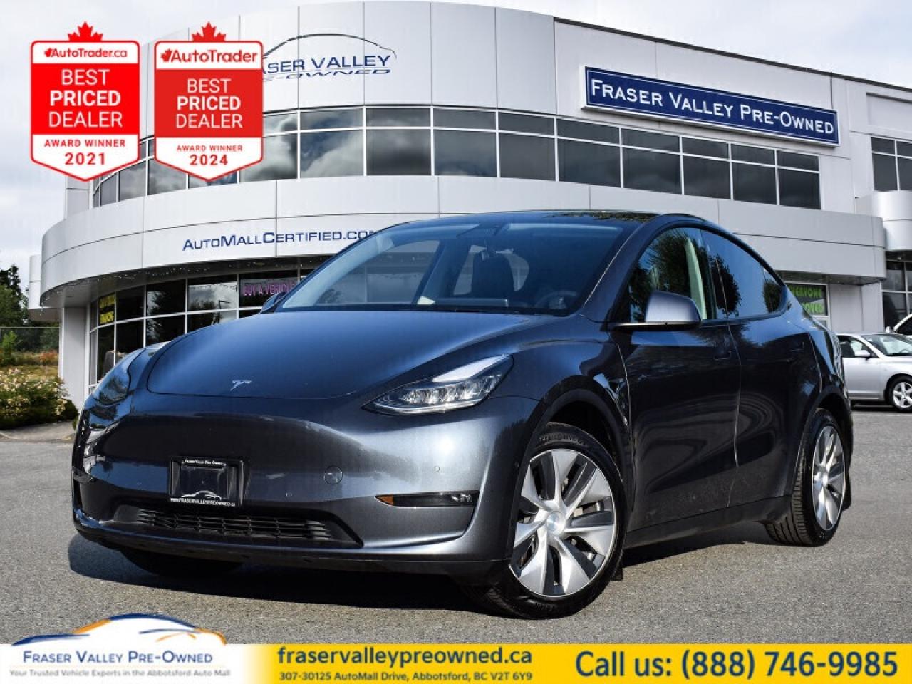 Used 2021 Tesla Model Y Long Range  - Fast Charging - $151.16 /Wk for sale in Abbotsford, BC