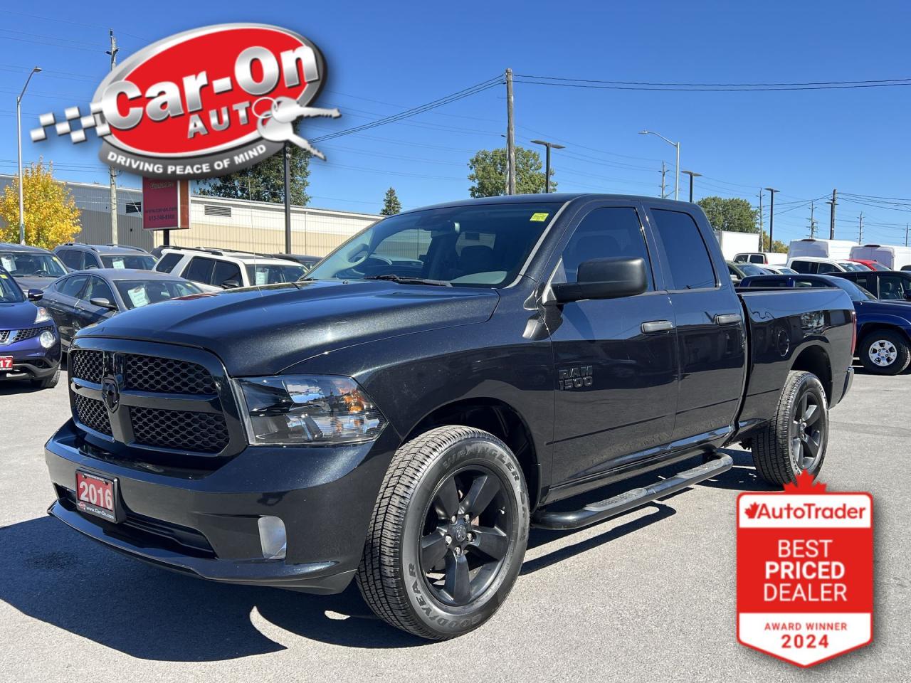 Used 2016 RAM 1500 BLACK EXPRESS 4X4 |LOW KMS |REAR CAM | 20IN ALLOYS for sale in Ottawa, ON