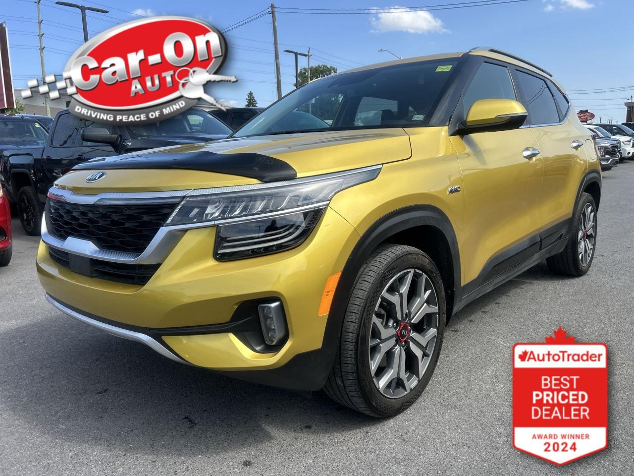 Used 2021 Kia Seltos SX TURBO AWD | COOLED LEATHER | PANO FOOR | HUD for sale in Ottawa, ON