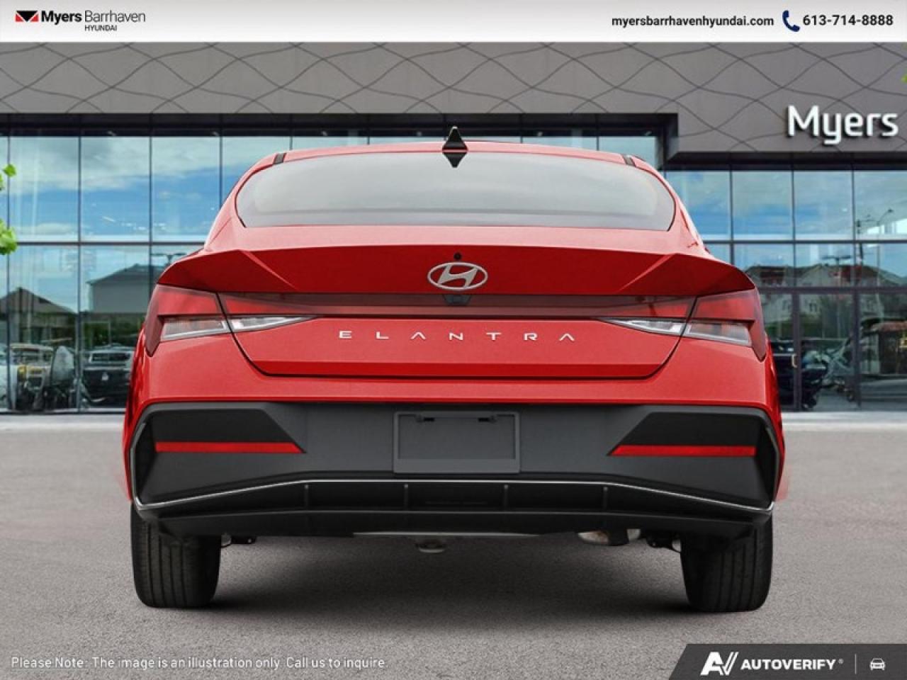 2025 Hyundai Elantra Preferred IVT w/Tech Pkg  - $206 B/W Photo4