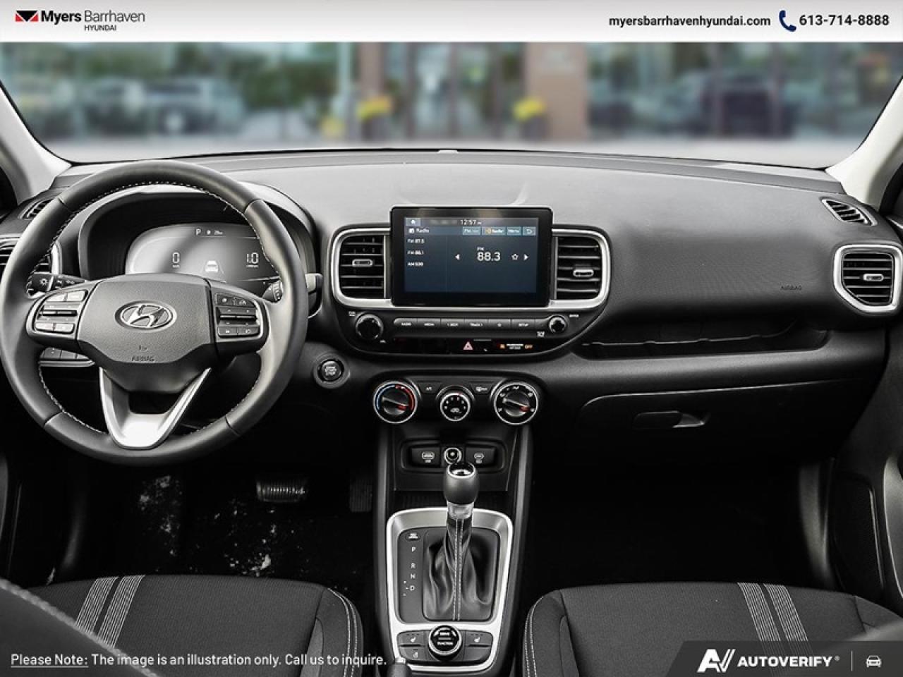 2025 Hyundai Venue Essential IVT  - Heated Seats - $174 B/W Photo