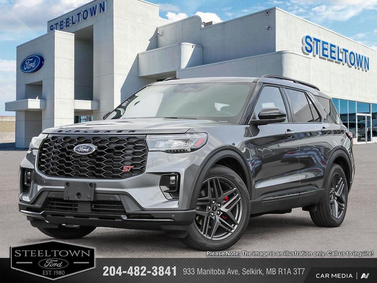 New 2025 Ford Explorer ST  -  Sunroof -  Cooled Seats for sale in Selkirk, MB