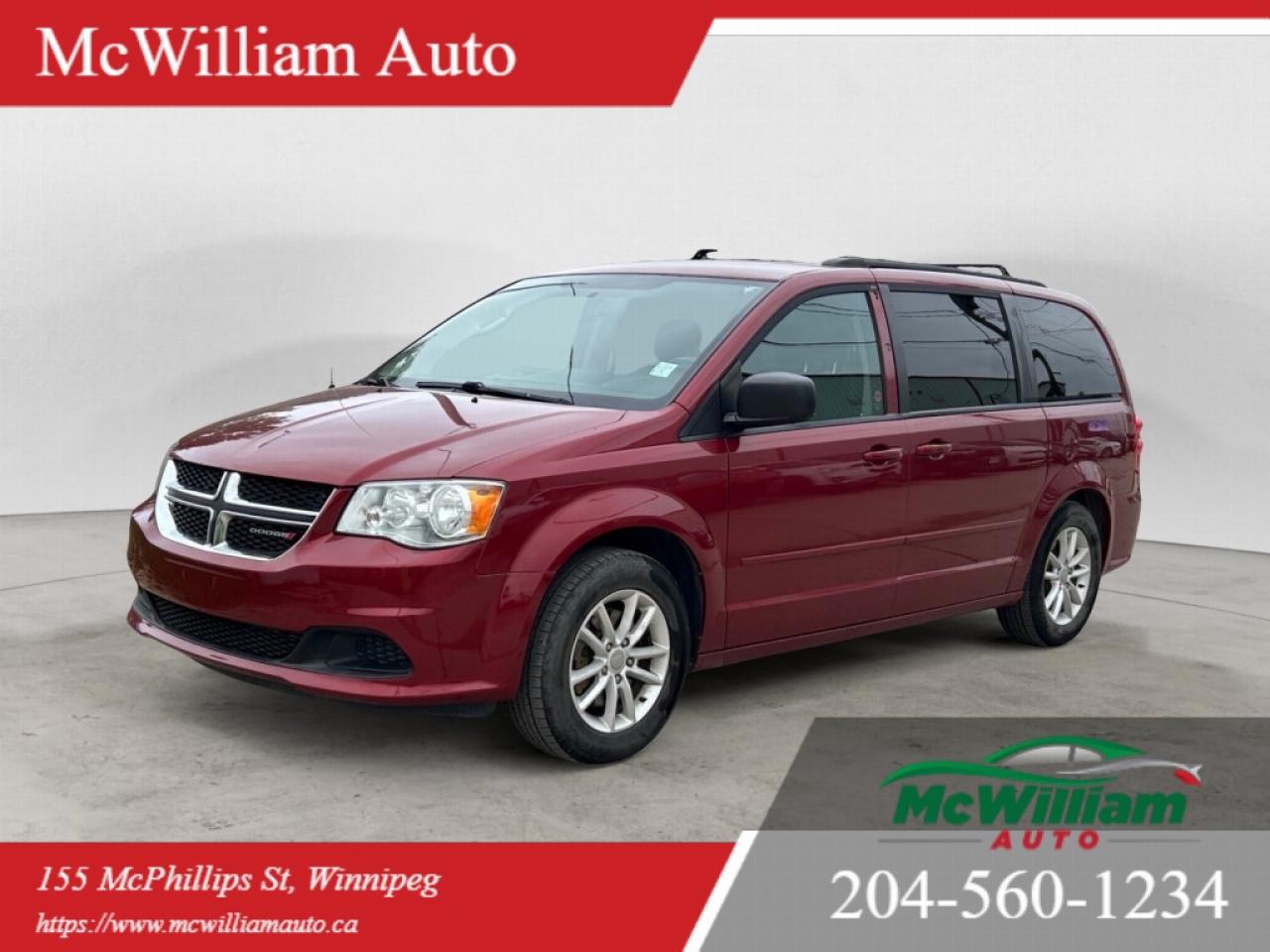 Used 2016 Dodge Grand Caravan SXT | STOW N' GO | DVD Player | Back Up Cam | for sale in Winnipeg, MB