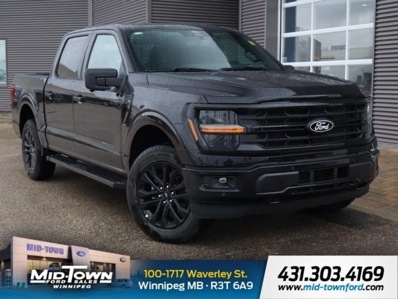 New 2025 Ford F-150 XLT | Black Appearance Pack | 360 Camera for sale in Winnipeg, MB