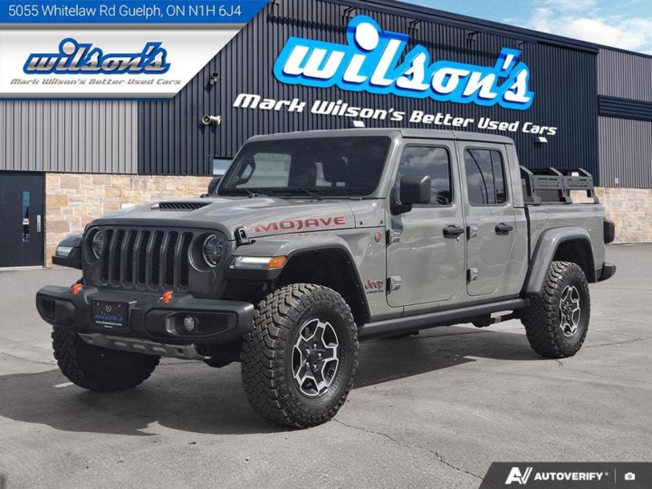 Used 2021 Jeep Gladiator Mojave 4X4 | Leather | Nav | Adaptive Cruise | CarPlay | Android Auto | Alpine Audio | and More ! for sale in Guelph, ON